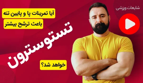 تاثیر تمرینات پا در تستوسترون آقایان