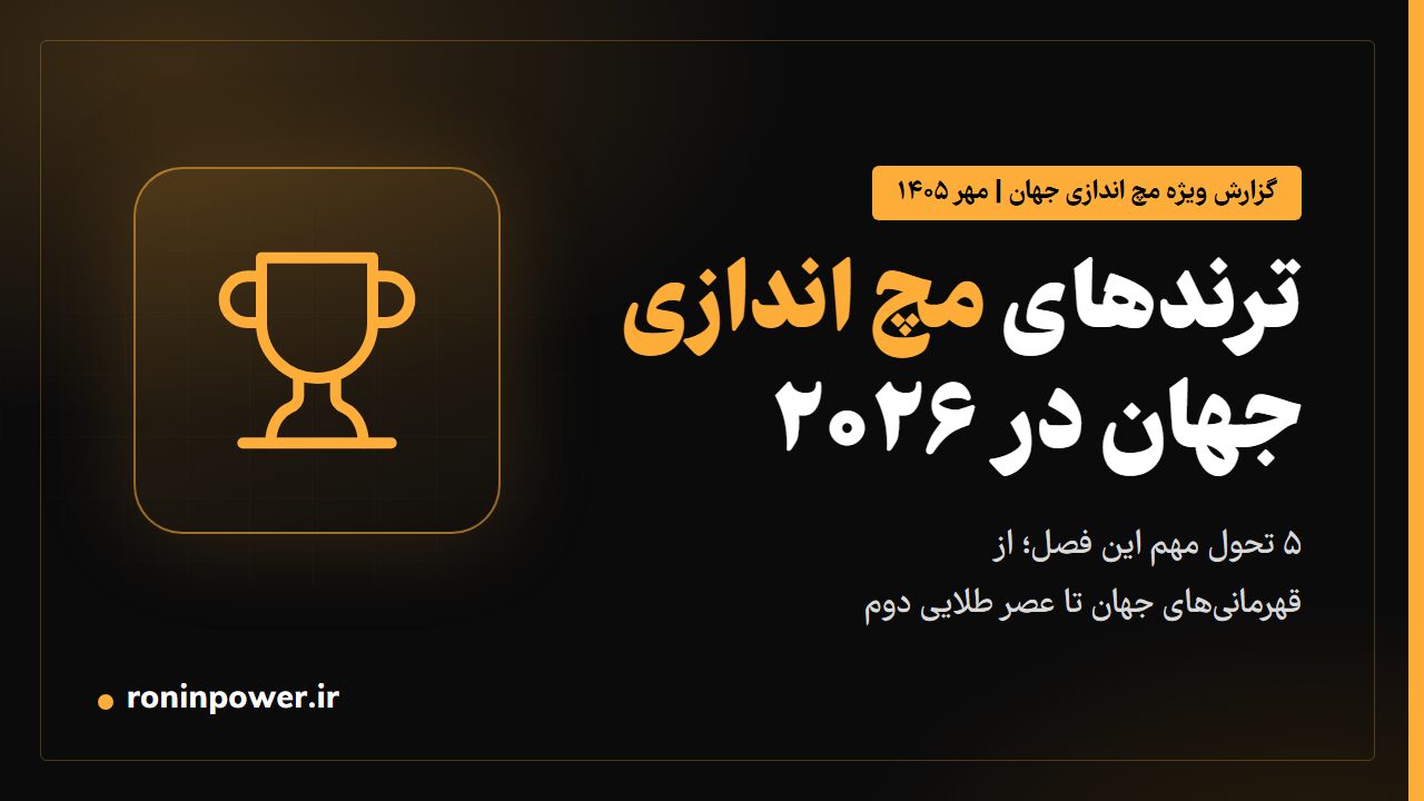 تصویر شاخص مقاله ترندهای مچ اندازی جهان در ۲۰۲۶ با آیکون جام و تیتر